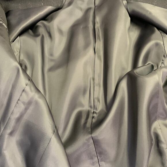 YOHJI YAMAMOTO Size S Black Grey Wool Blend Contrast Stitch Jacket - Picture 7 of 8